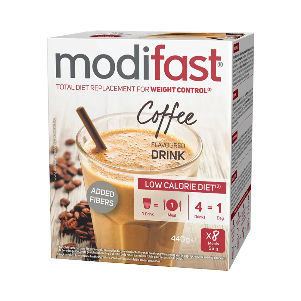 Modifast LCD Coffee dryckespulver 8 x 55 g