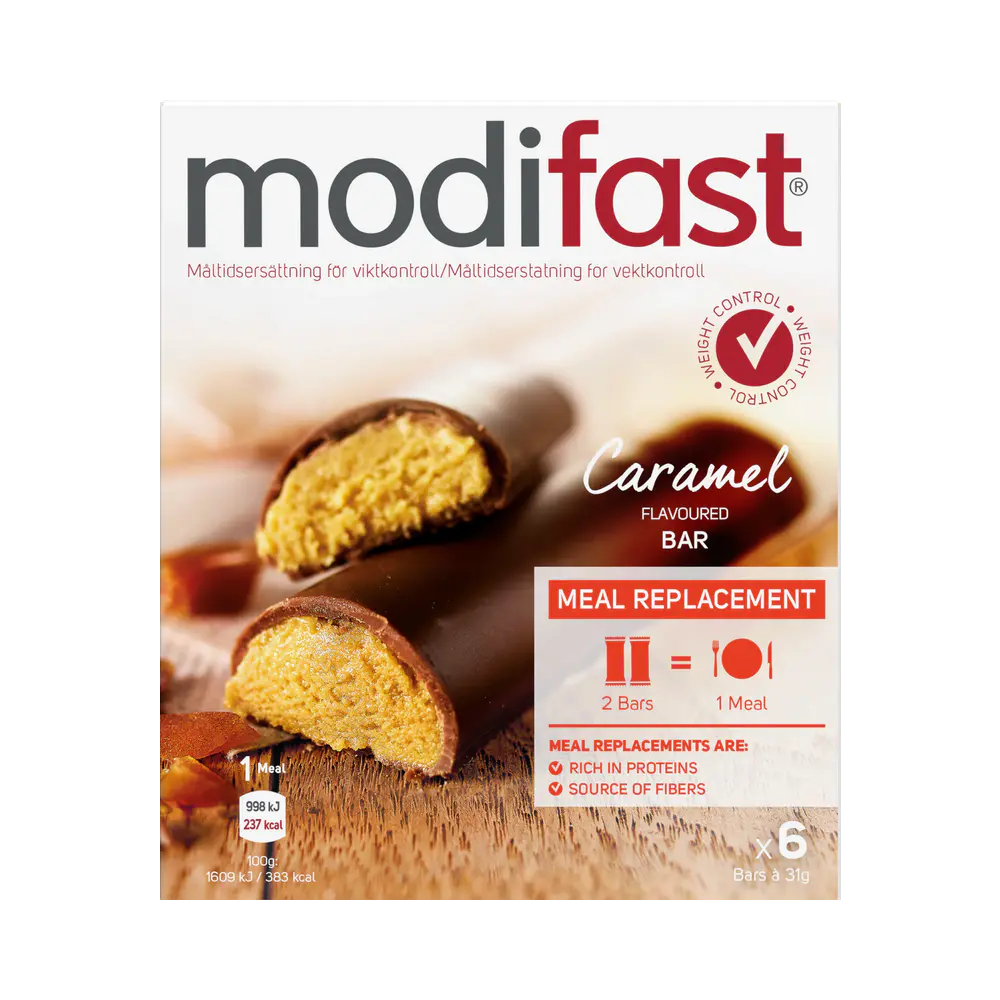 Modifast Caramel bar 6 st