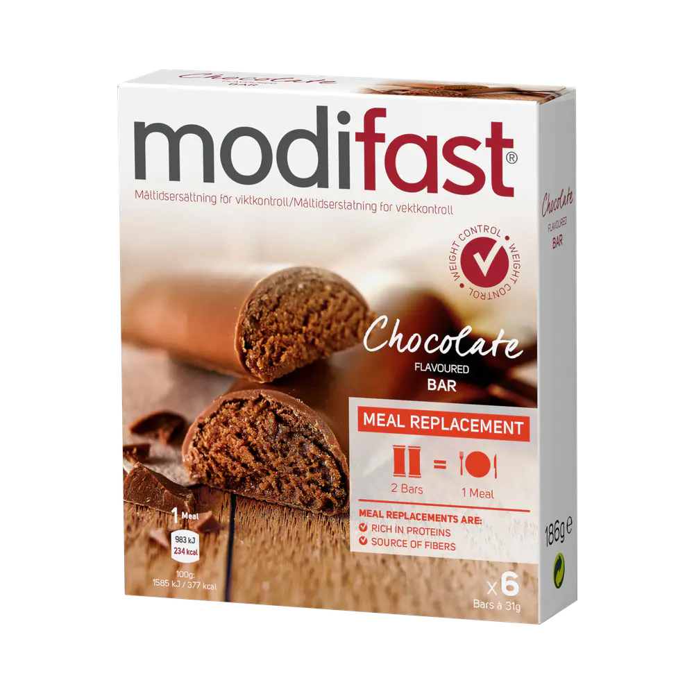 Modifast choklad bar 6 st