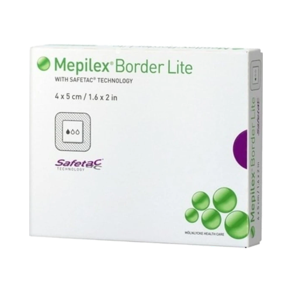 Mepilex Border Lite, absorberande, 4×5 cm förband 10 st