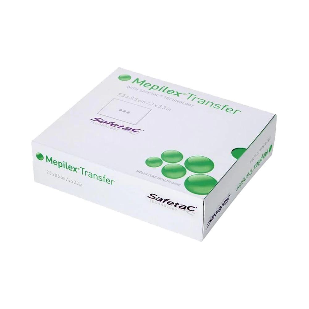 Mölnlycke Health Care Mepilex Transfer 7,5×8,5 cm skumförband 5 st