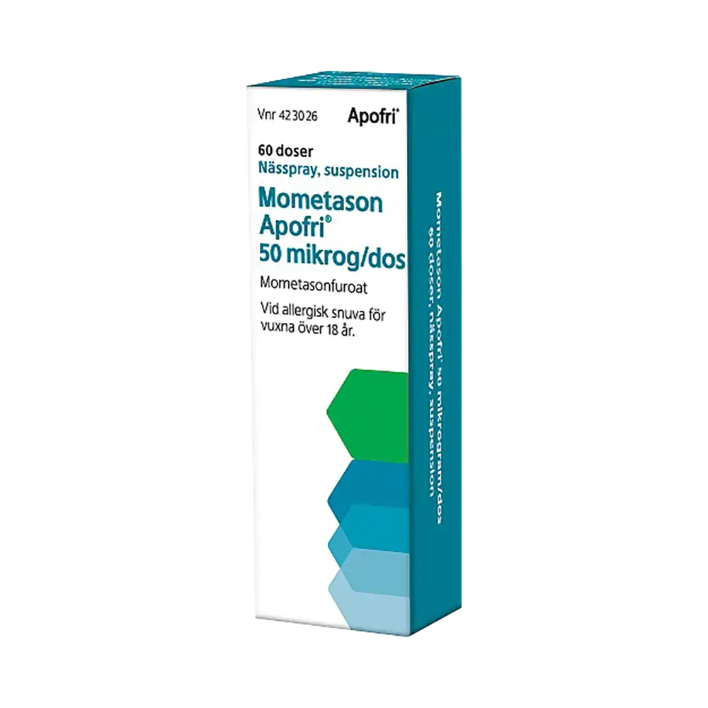 Mometason Apofri 50 ug/dos Nässpray, suspension 60 doser