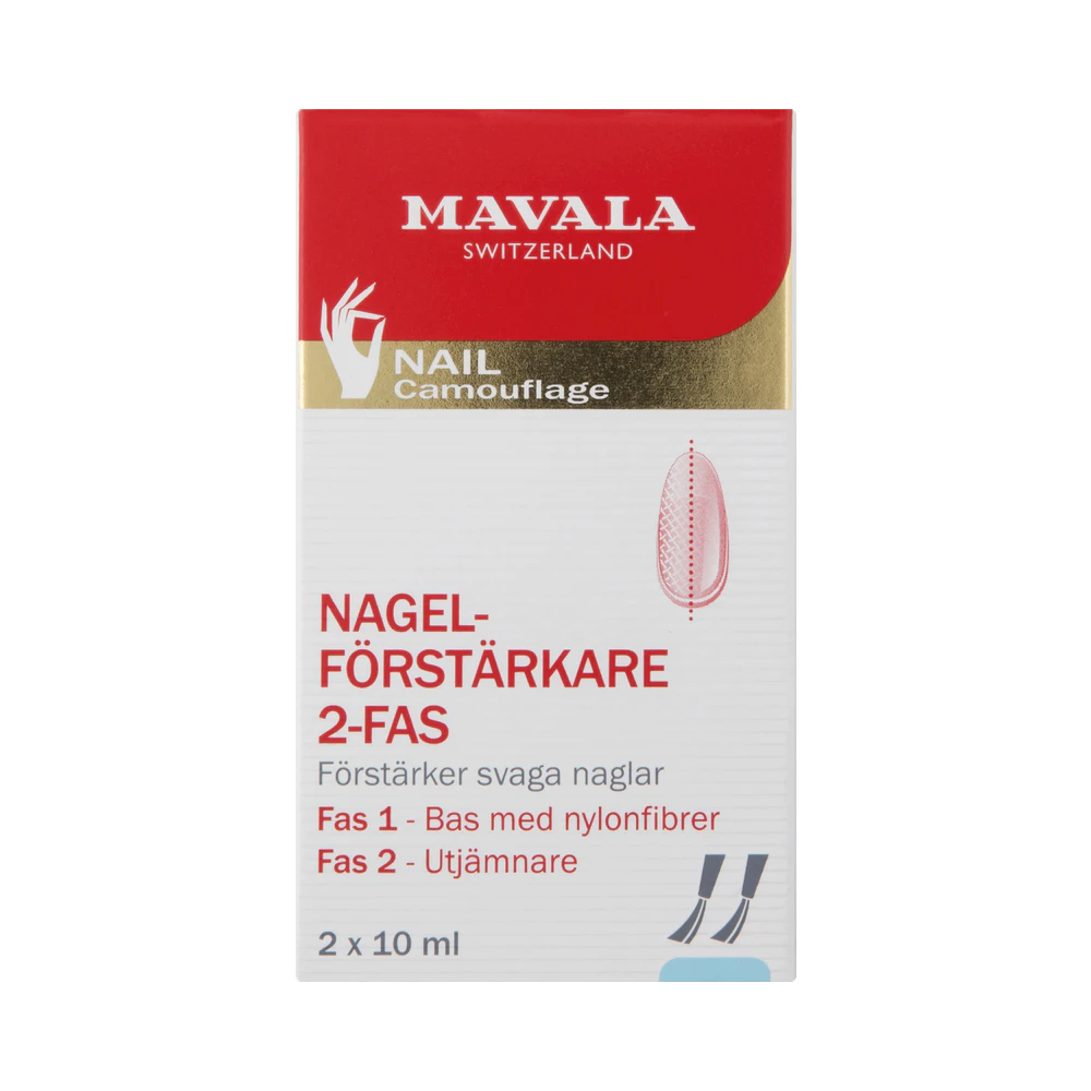 Mavala 2-fas nagelförstärkare 2 x 10 ml