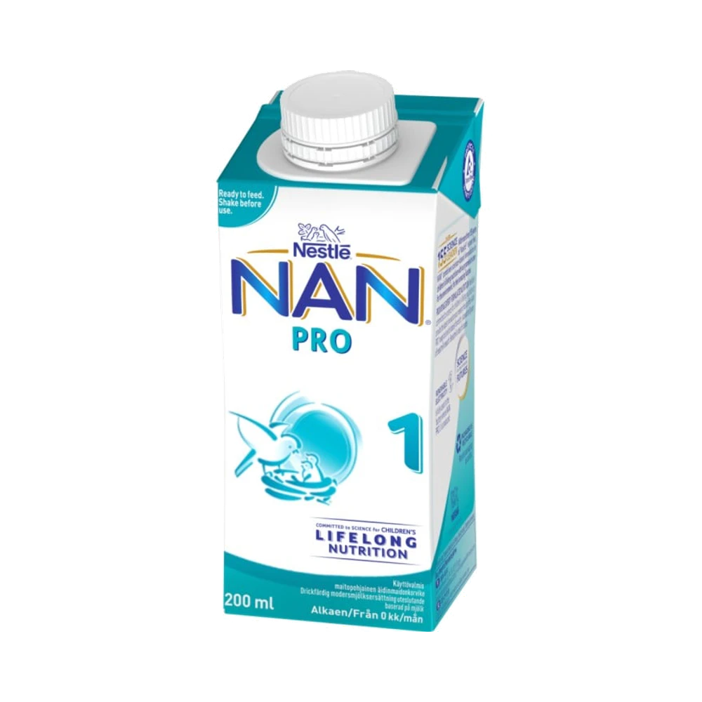 NAN PRO 1 drickfärdig modersmjölksersättning 200 ml