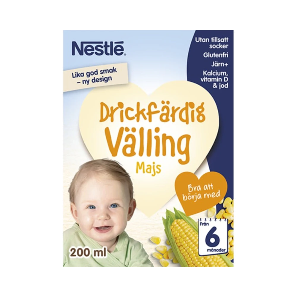 Nestlé NAN Majs drickfärdig välling 200 ml