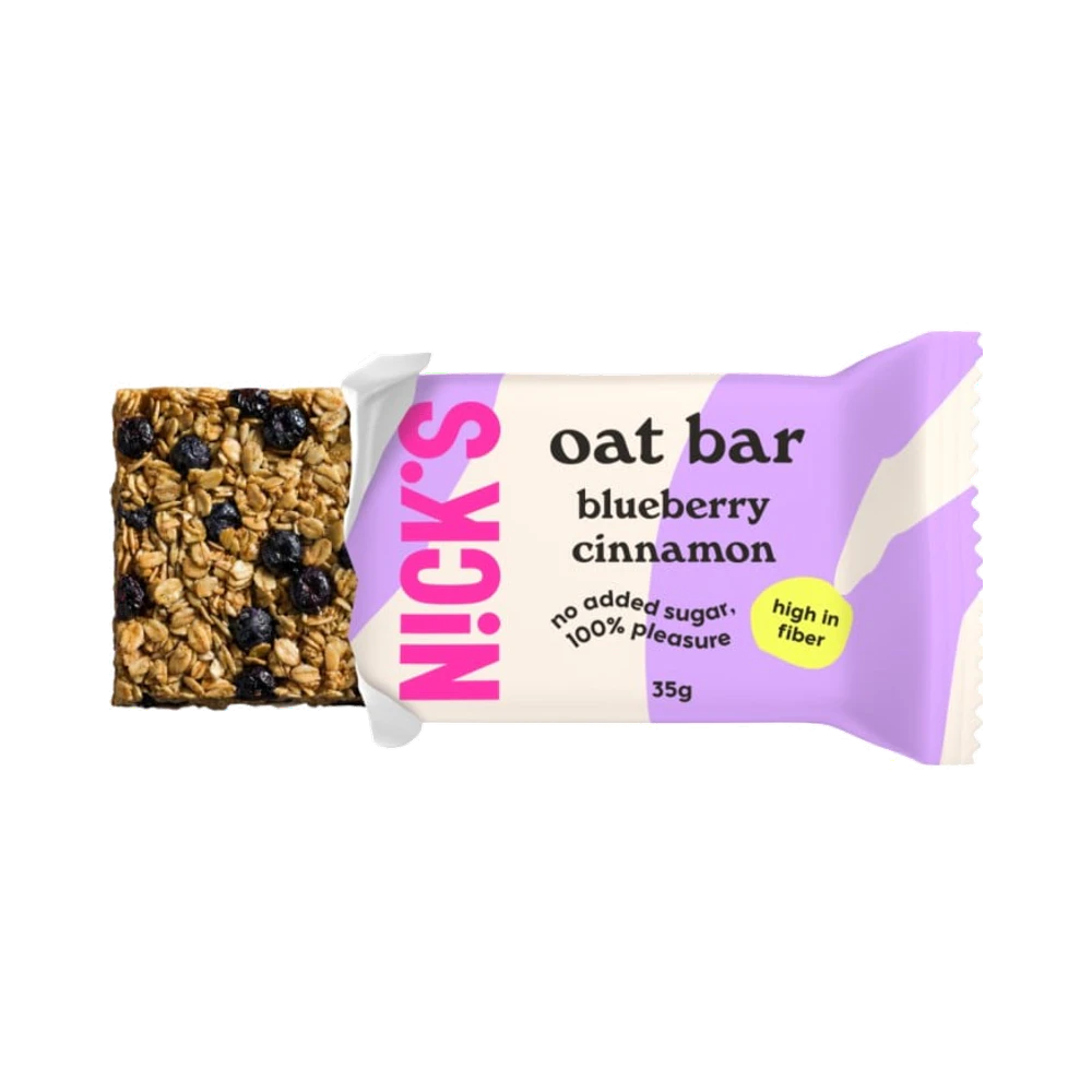 Nicks Oat Blueberry Cinnamon bar 35 g