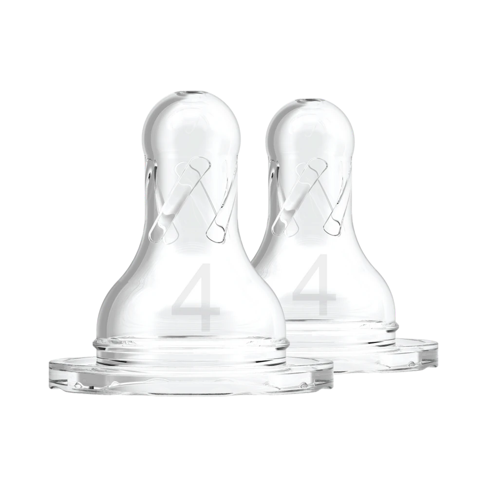 Dr. Brown’s Silicone Narrow Nipple Level 4 dinapp 2 st
