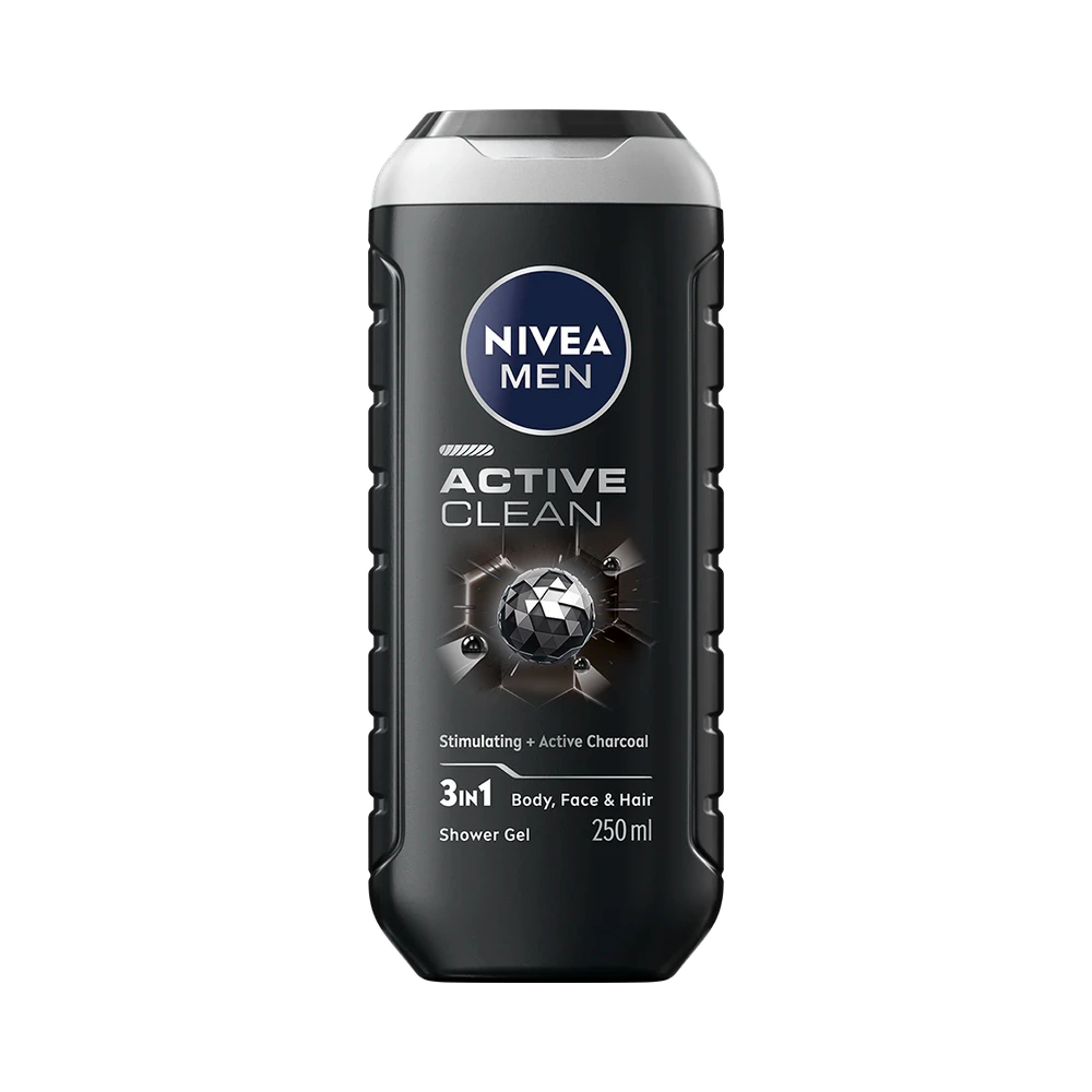 NIVEA Men Active Clean shower gel 250 ml