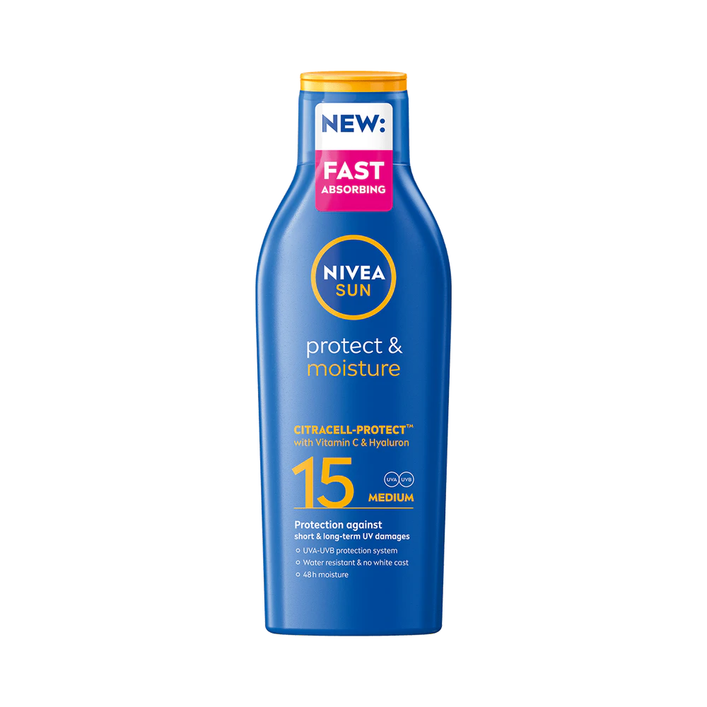 NIVEA Sun Protect & Moisture SPF 15 lotion 200 ml
