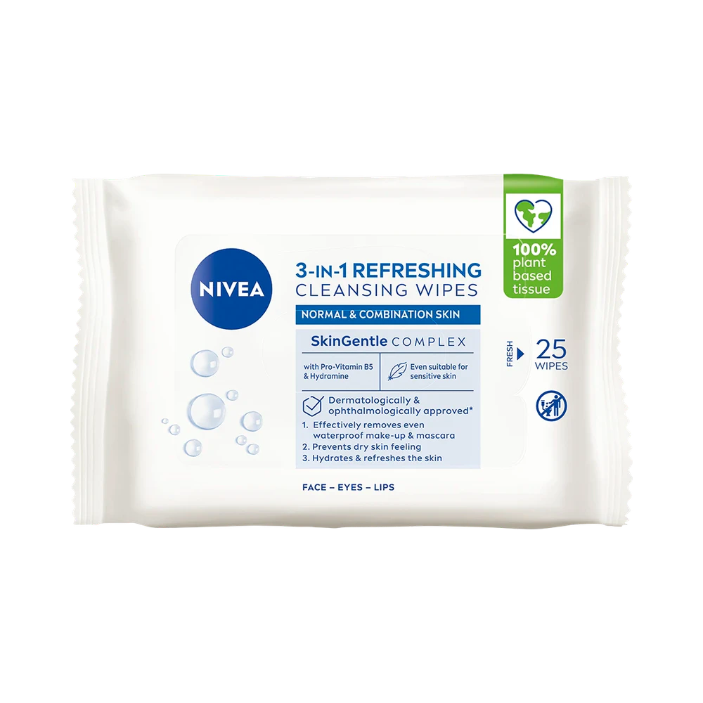NIVEA Refreshing cleansing wipes 25 st