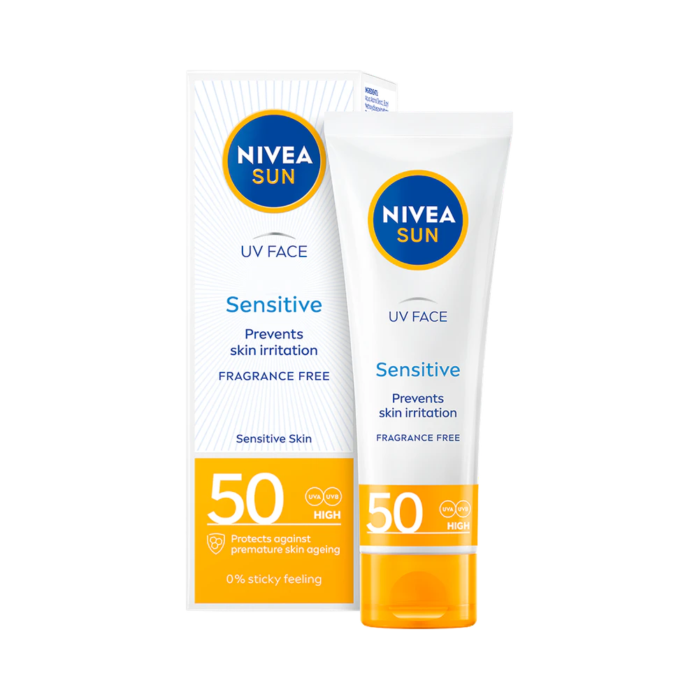Nivea Sun Nivea UV face sensitive SPF 50 cream 50 ml
