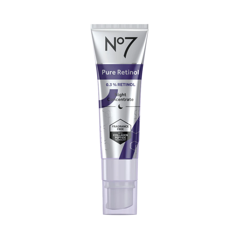 No7 Pure Retinol 0,3% Night Concentrate nattserum 30 ml