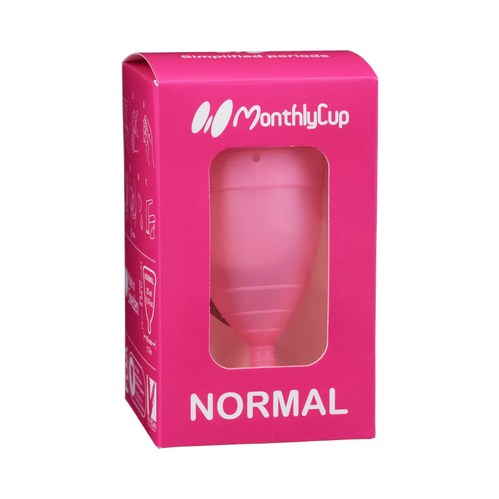 MonthlyCup Normal Pink menskopp 1 st