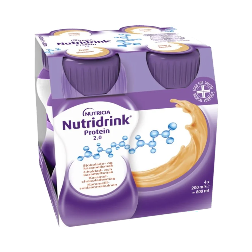 Nutridrink 2kcal Karamell-kolasmak näringsdryck 4 x 200 ml