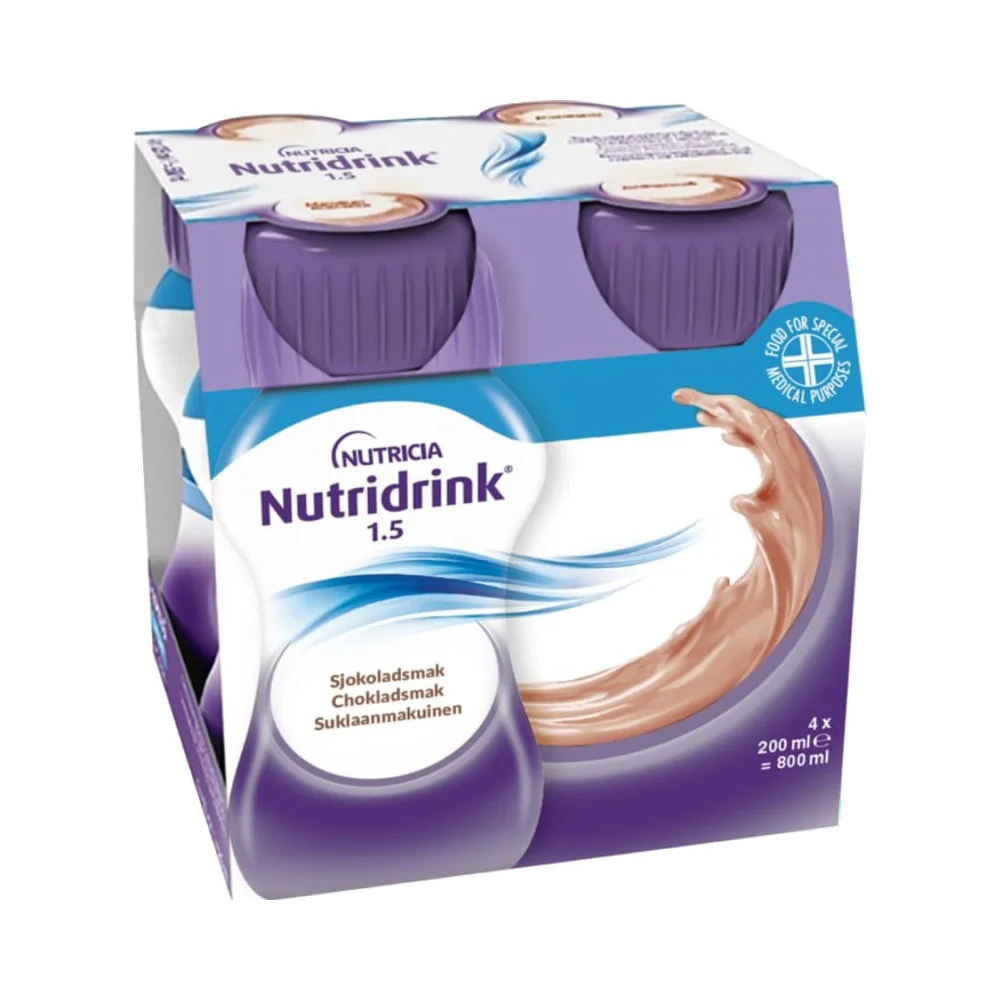 Nutridrink Choklad näringsdryck 4 x 200 ml