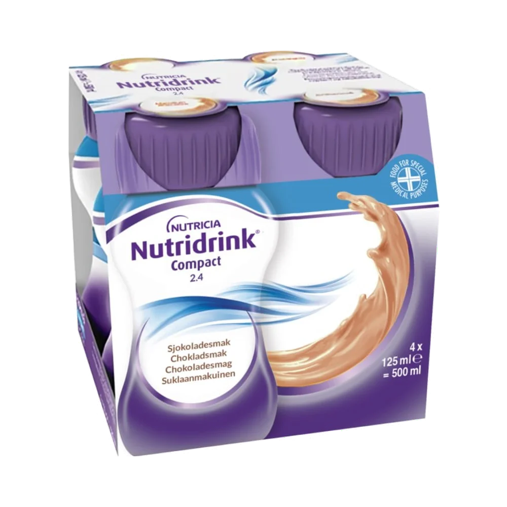 Nutridrink Compact Chokladsmak näringsdryck 4 x 125 ml
