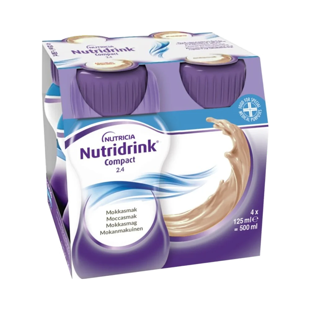 Nutridrink Compact Moccasmak näringsdryck 4 x 125 ml