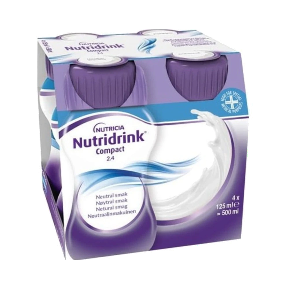 Nutridrink Compact Neutral näringsdryck 4×125 ml