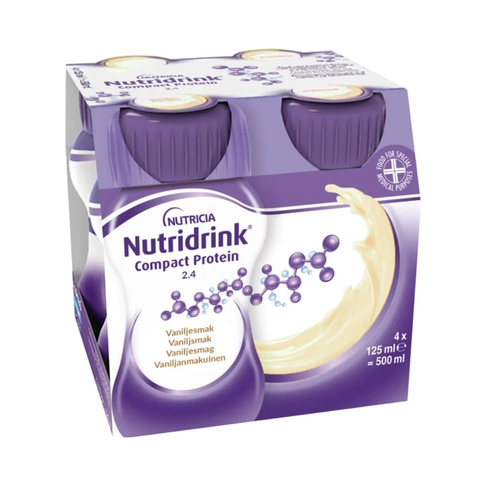 Nutridrink Compact Protein Vanilj näringsdryck 4 x 125 ml