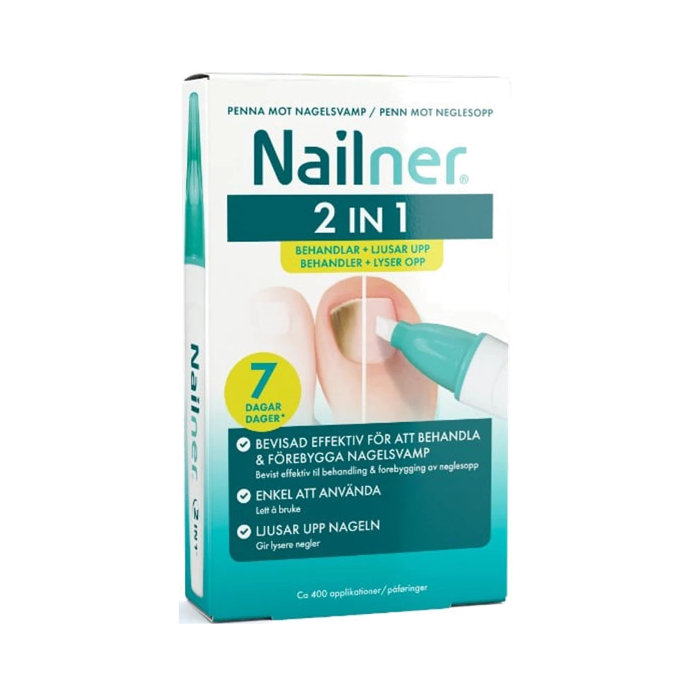 Nailner 2-i-1 penna 4 ml