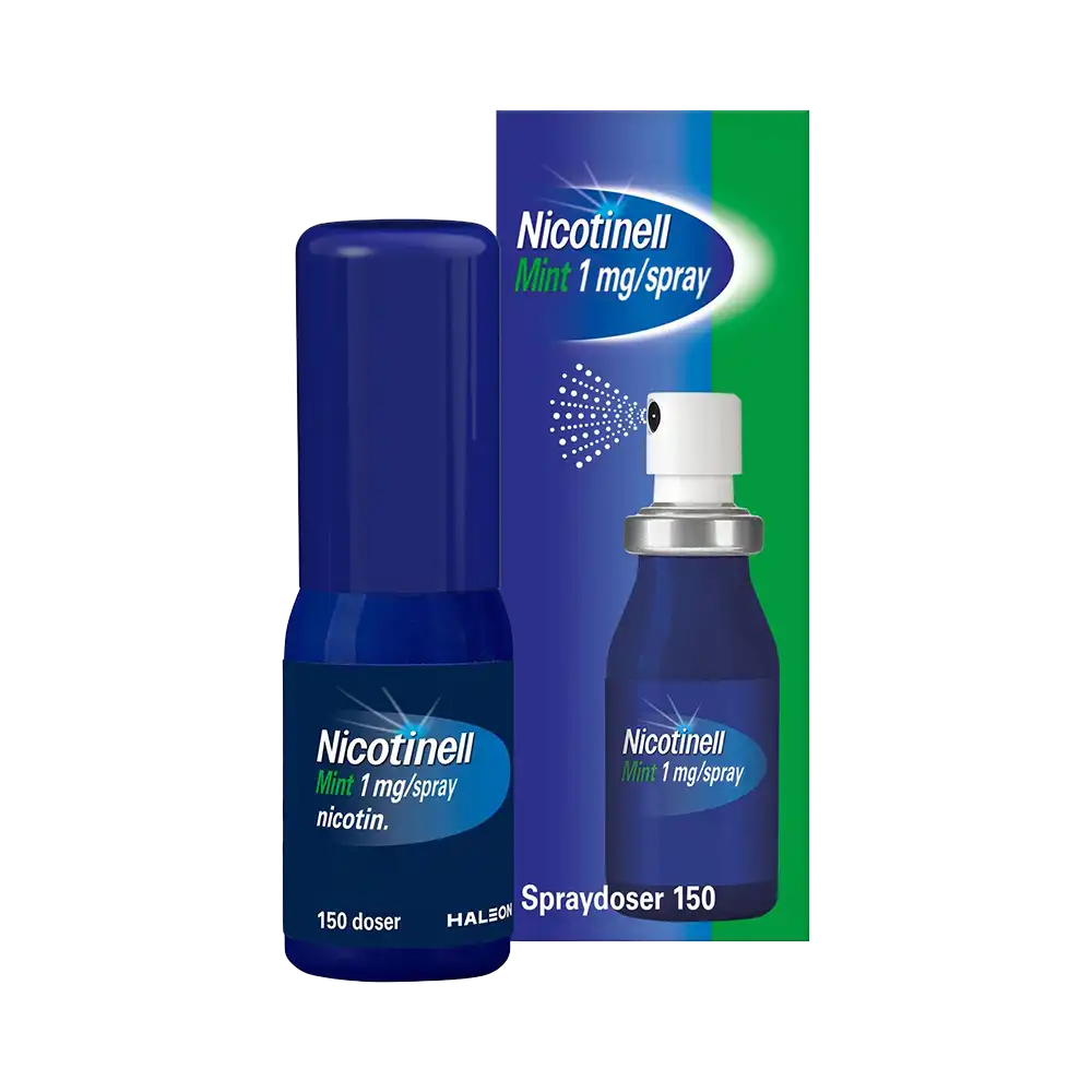 Nicotinell Mint 1 mg-spray nicotin 150 Spraydoser