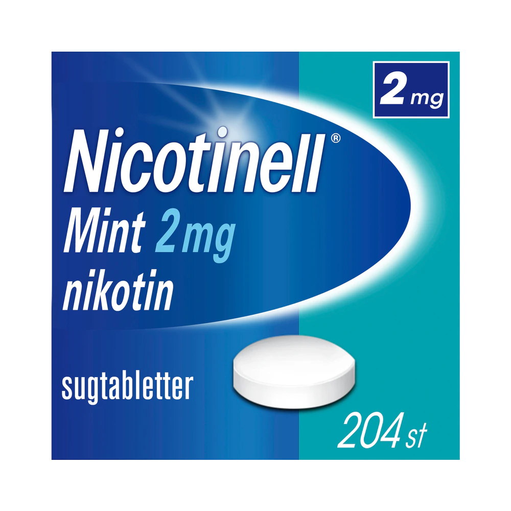 Nicotinell Mint 2 mg sugtabletter 204 st
