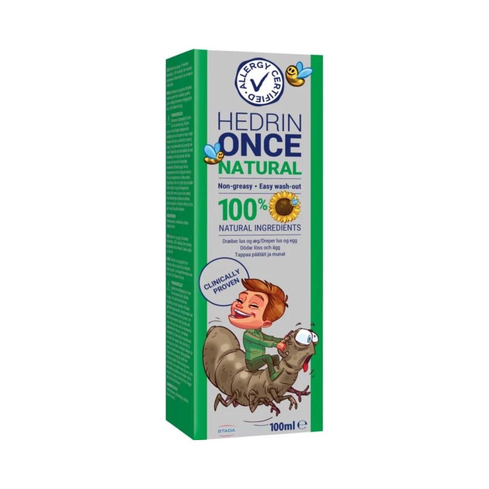 Hedrin Once Natural lusbehandling 100 ml