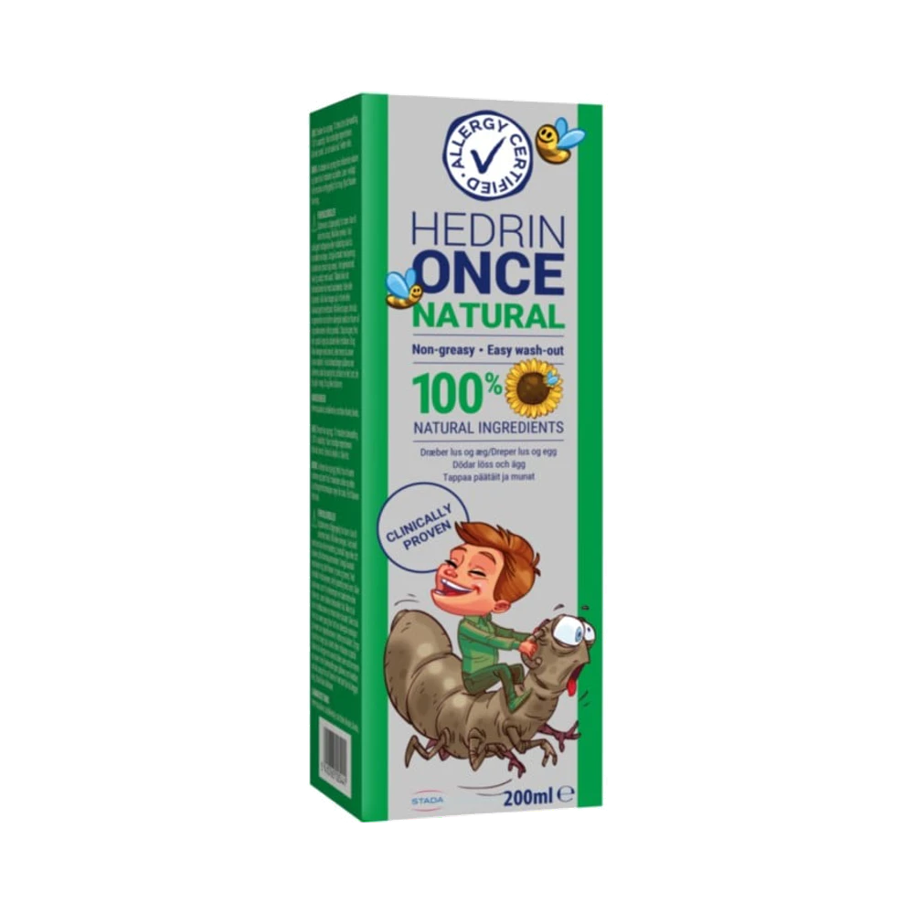 Hedrin Once Natural lusbehandling 200 ml