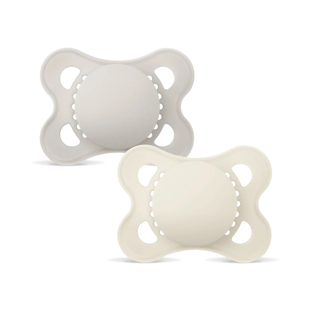 MAM Original Natural Rubber Neutral 0-6 m, Unprinted napp 2 st