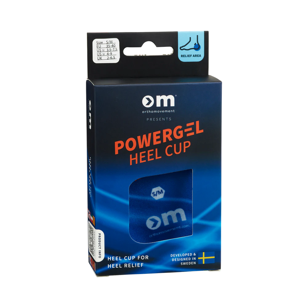 Ortho Movement Powergel Heel Cup S/M hälkoppar 2 st