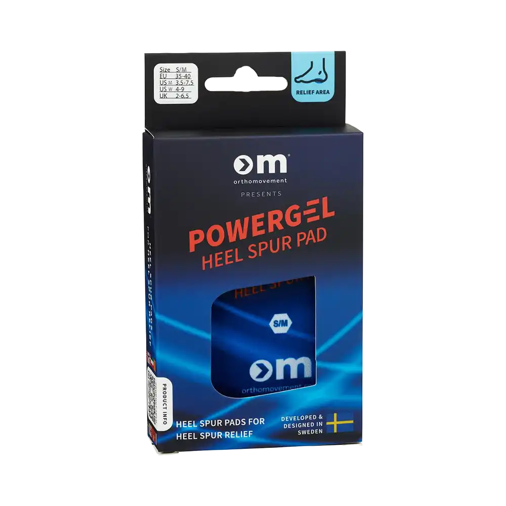 ORTHO MOVEMENT POWERGEL HEEL SPUR PAD S-M 2ST
