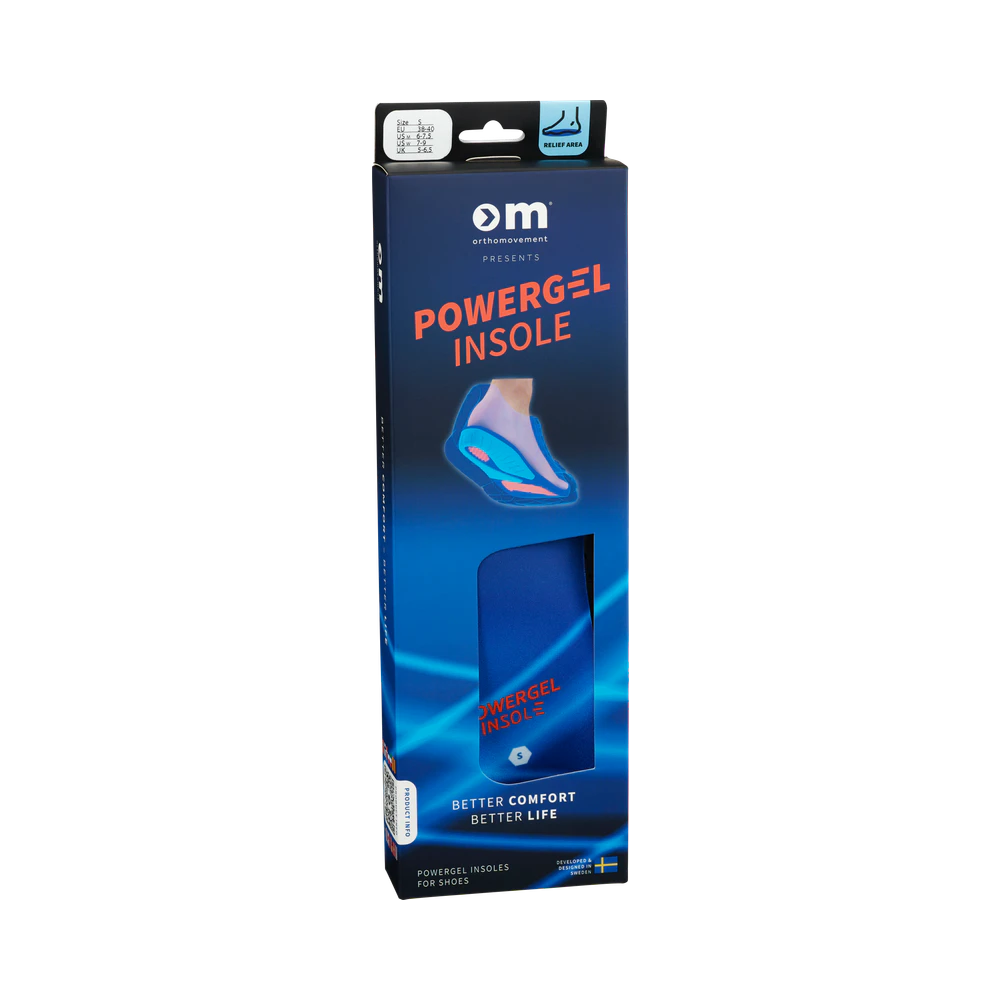 Ortho Movement Powergel Insole gelinlägg S 1 par