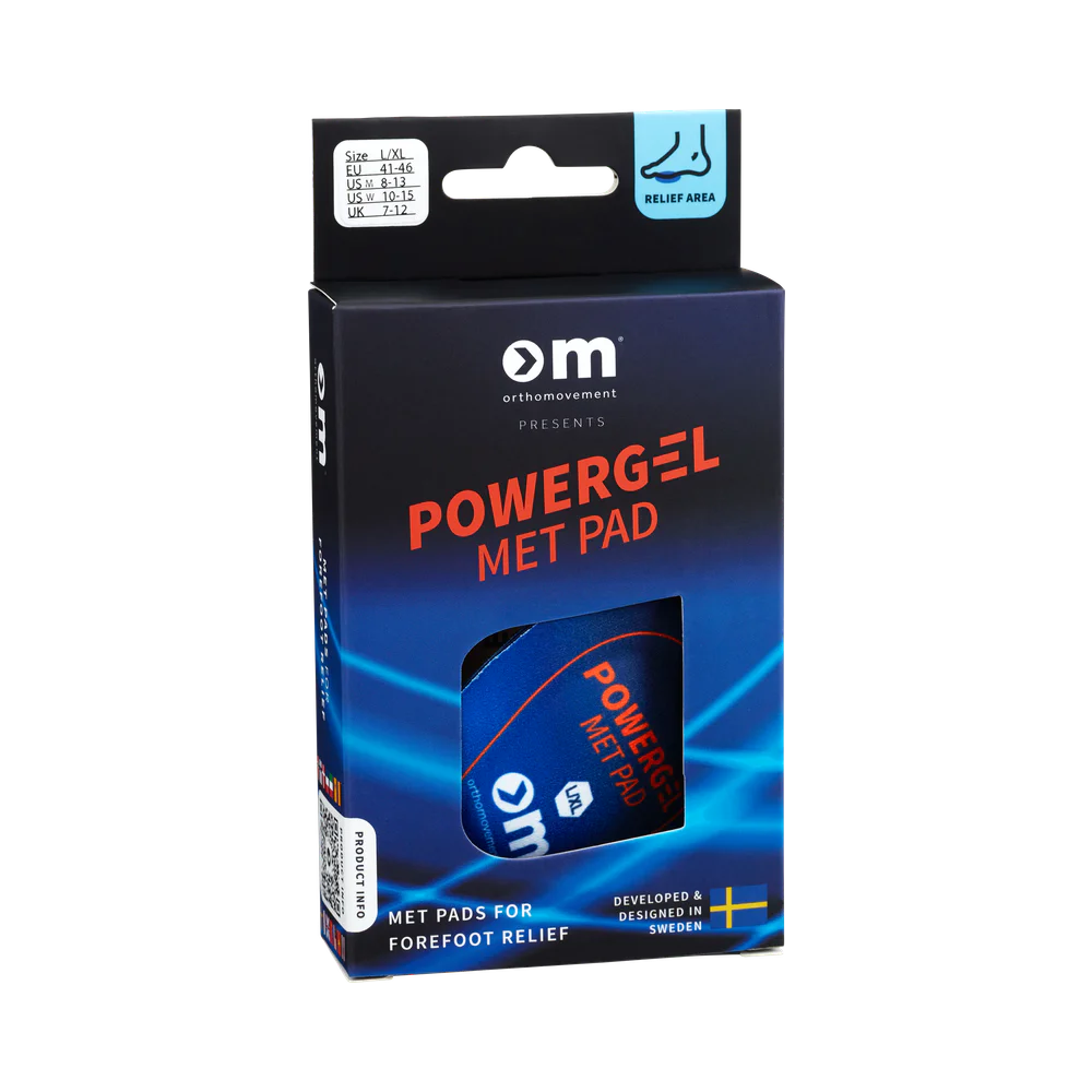 Ortho Movement Powergel Met L/XL pad 2 st