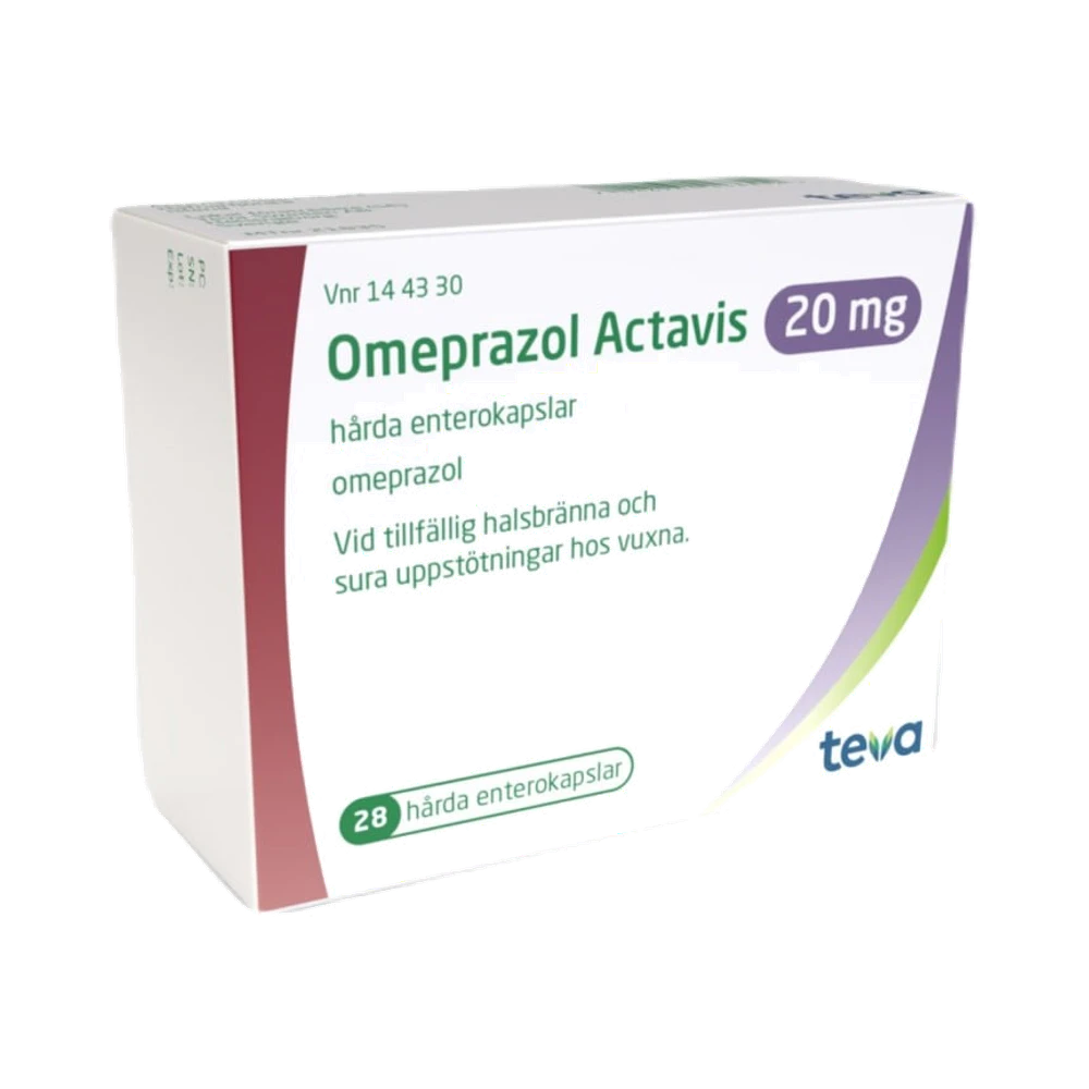 Actavis Omeprazol 20 mg enterokapsel, hård 28 st