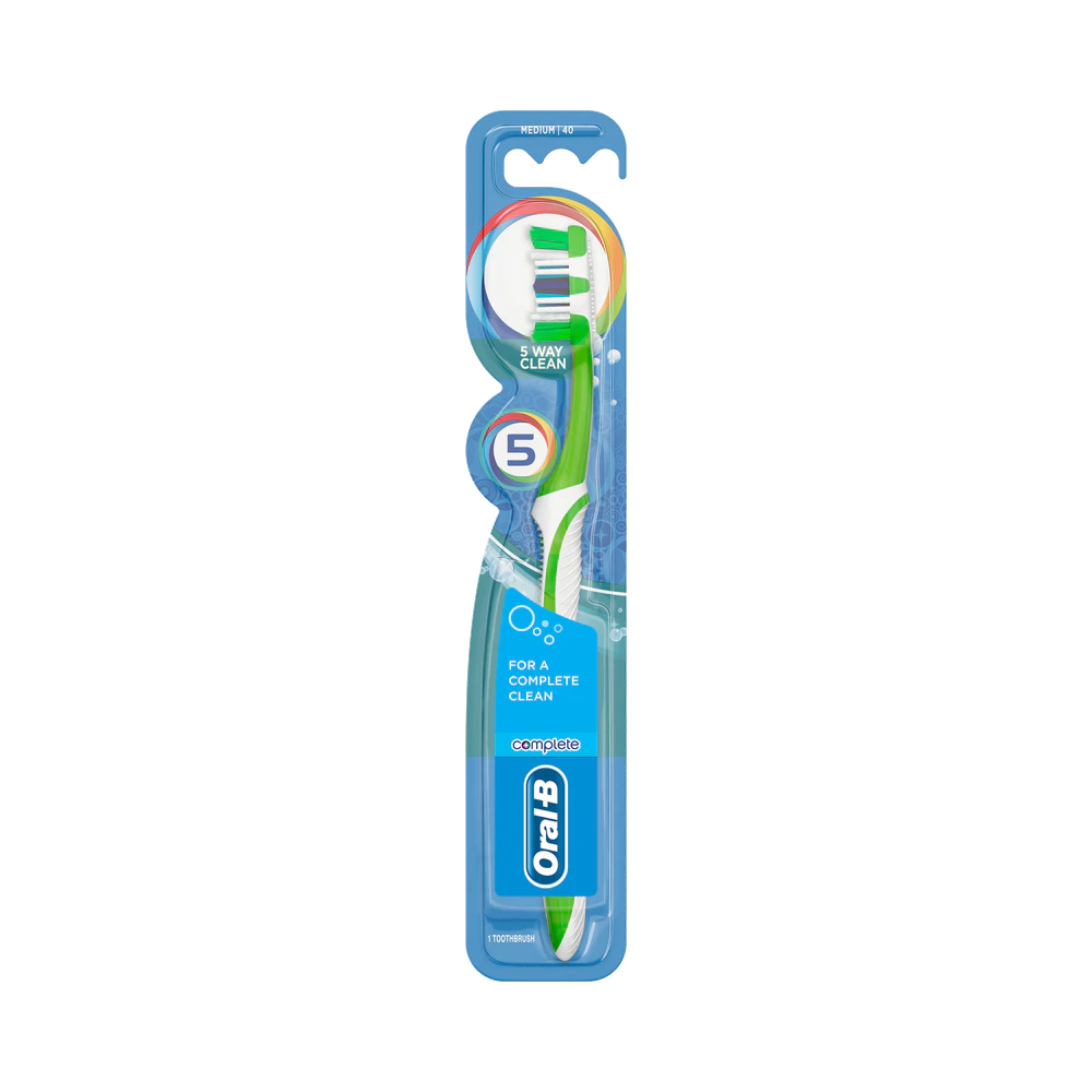 Oral-B Complete 5 Way Clean Medium tandborste 1 st