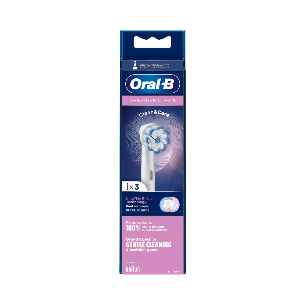 Oral-B Sensitive Clean & Care tandborsthuvud 3 st
