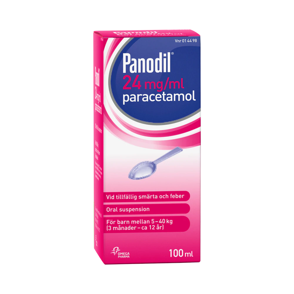 Panodil 24 mg/ml oral suspension 100 ml