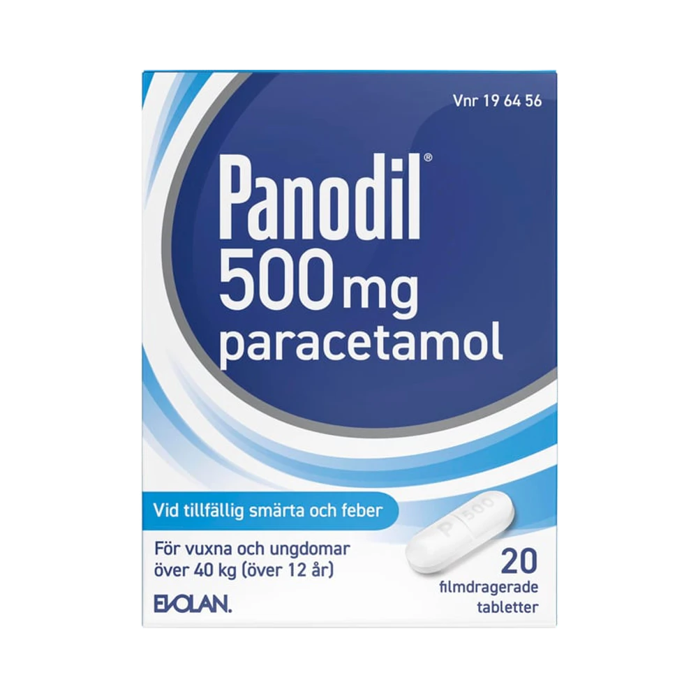 Panodil Paracetamol 500 mg filmdragerade tabletter 20 st