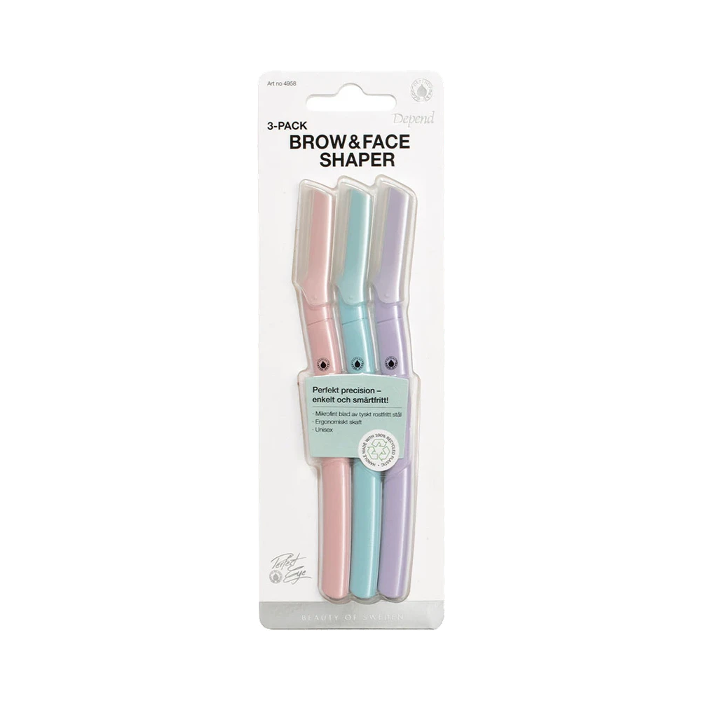 Depend Perfect Ergonomic brow & face shaper 3 st