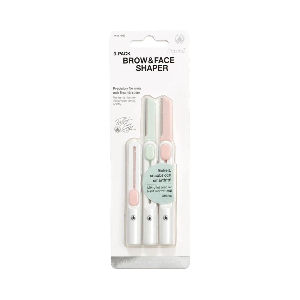 Depend Perfect Retractable brow & face shaper 3 st