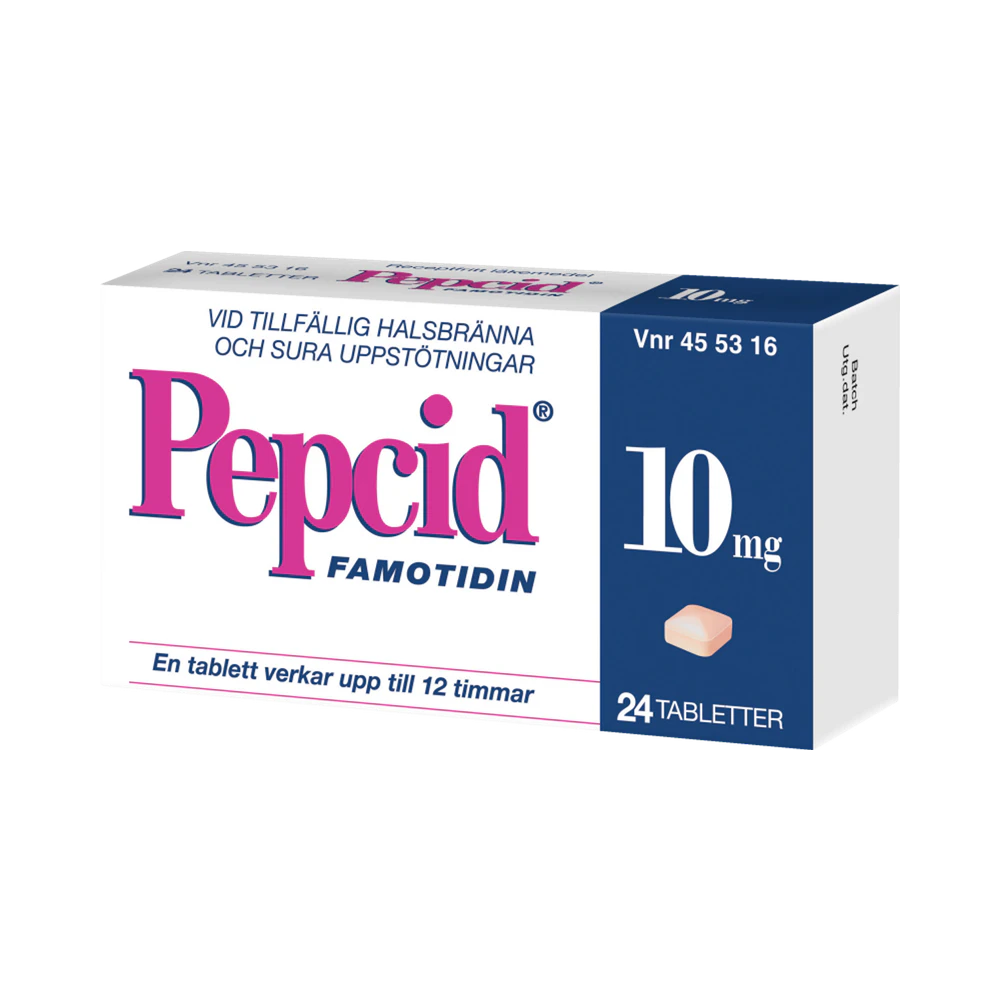 Pepcid 10 mg 24 tabletter