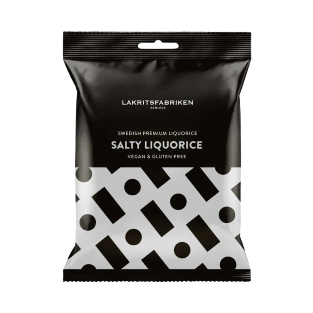 Lakritsfabriken Premium White Salty liquorice 100 g