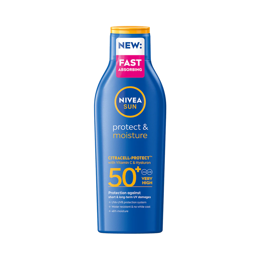 NIVEA Protect & Moisture SPF50+ sollotion 200 ml