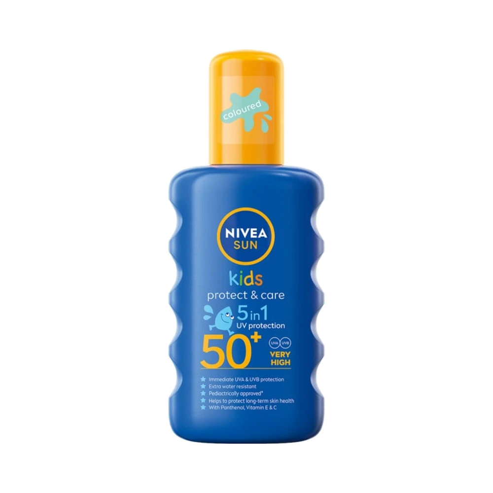 NIVEA SUN Solkräm barn Protect & Care Kids Sun SPF50+ spray 200 ml