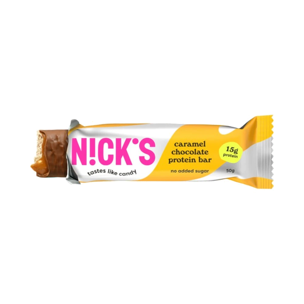 Nicks Caramel Chocolate protein bar 50 g