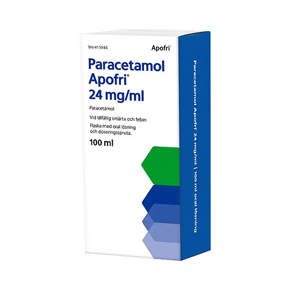 Paracetamol Apofri 24 mg/ml paracetamol 100 ml