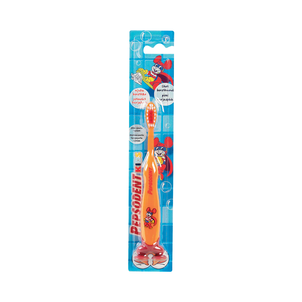Pepsodent Kids Extra Soft 0–6 år barntandborste 1 st