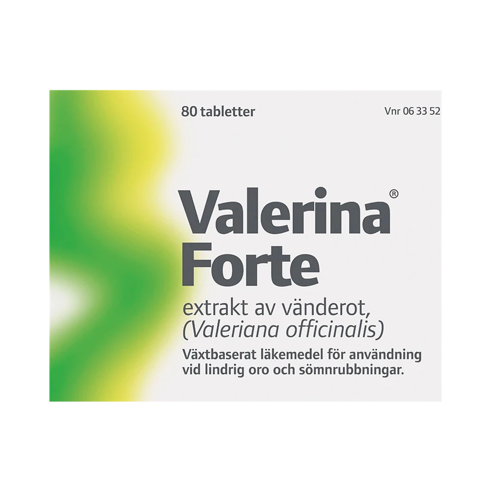 Valerina Pharbio Forte 80 tabletter
