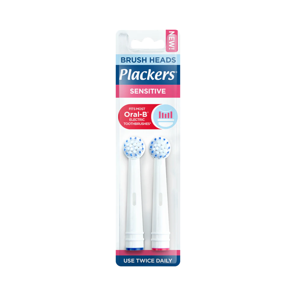 Plackers Sensitive brush head refills 2 st