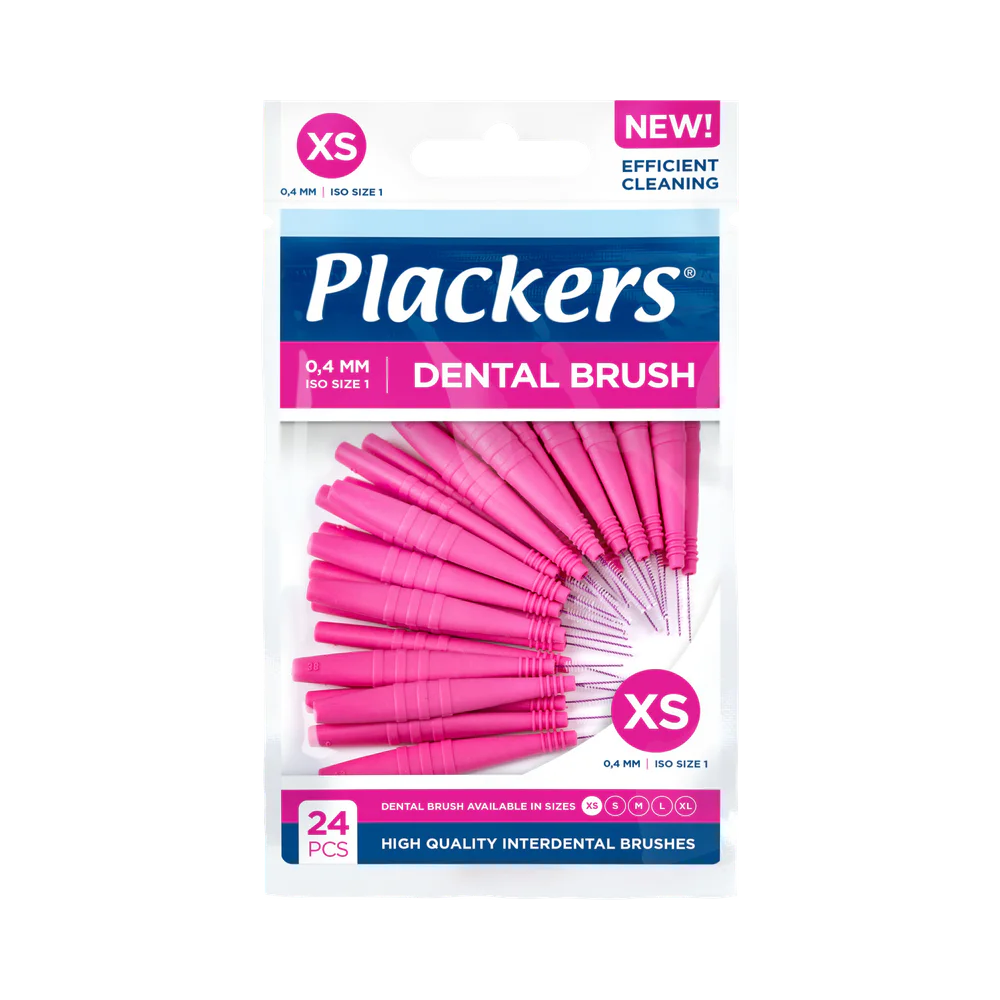 Plackers XS 0,4 mm dental brush 24 st